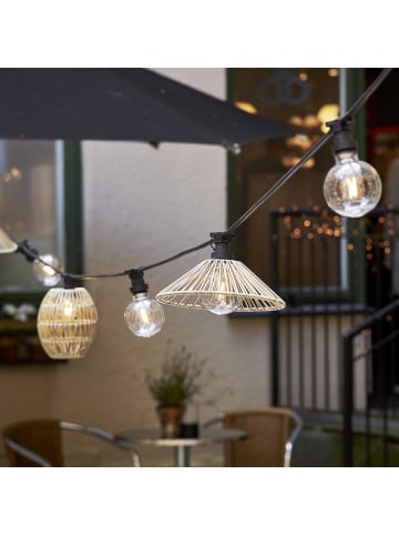 STAR Trading Outdoor Lampenschirm ,Vide' in Rattan-Optik, natur, klein
