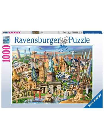 Ravensburger Puzzle 1.000 Teile Sehenswürdigkeiten weltweit Ab 12 Jahre in bunt