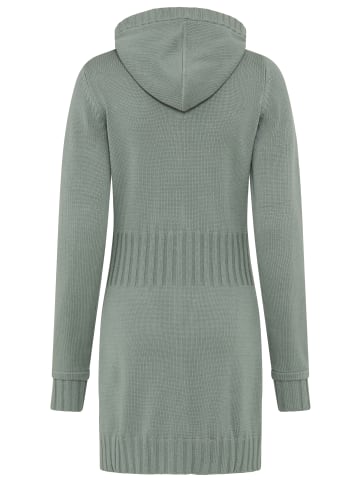 Kangaroos Kapuzenstrickjacke in salbei
