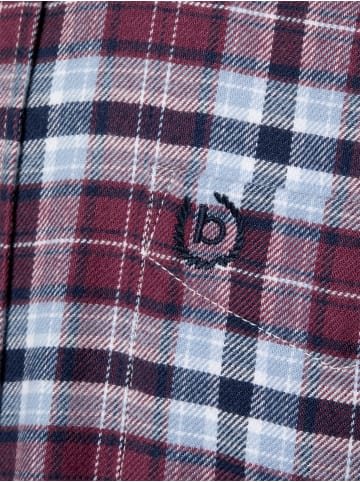 Bugatti Hemd in aubergine marine - 0003