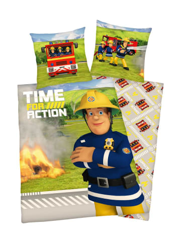 JACK 2 tlg. Renforcé Bettwäsche 135x200cm Feuerwehrmann in Bunt
