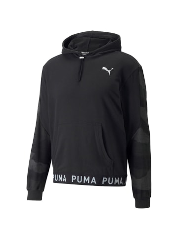 Puma Bodywear M TRAIN AOP HOODIE in Schwarz