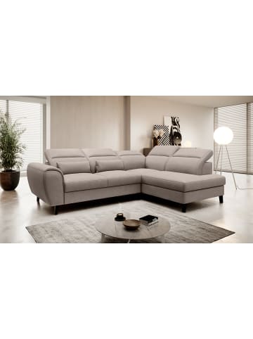 MF Design Nobel Recamiere Rechts in Beige -  (L) 265 x (B) 265 x (H) 100 cm