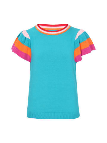 faina Sweater in turquoise