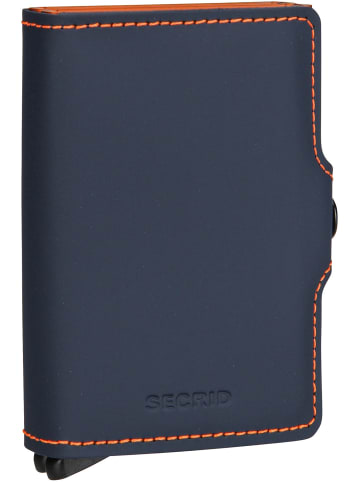 Secrid Geldbörse Twinwallet Matte in Night Blue-Orange