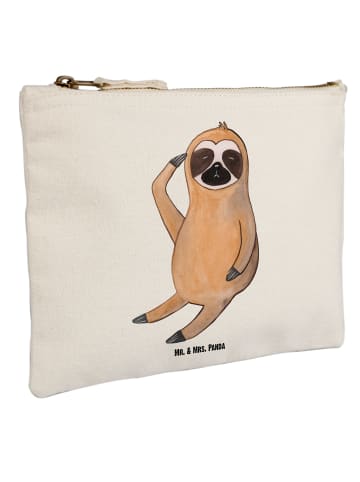 Mr. & Mrs. Panda Kulturbeutel Faultier Vogel ohne Spruch in Weiß