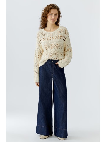 Oui Pullover in whitecap gray