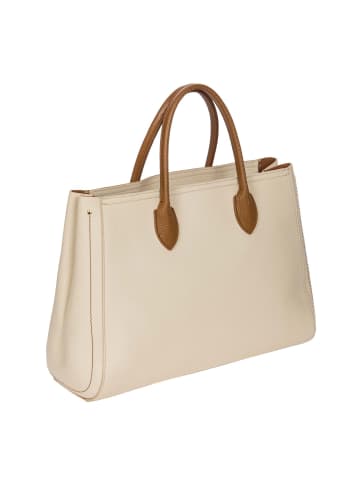 BRIC`s Gondola Tulipano Handtasche Leder 38 cm in cream-caramel