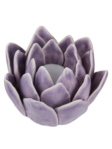 Butlers Teelichthalter BLOSSOM Blüte in Violett