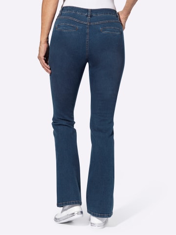 Sieh an! Bootcut-Jeans in blue-stone-washed