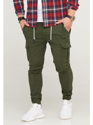 SOUL STAR Cargohose - MPVEGAS Jogger-Hose Jeanshose Stoffhose in Khaki