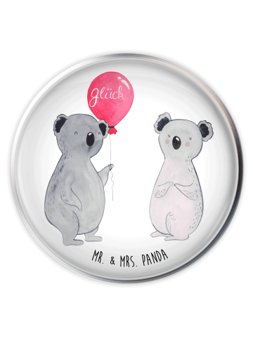 Mr. & Mrs. Panda Waschbecken Stöpsel Koala Luftballon ohne Spruch in Weiß