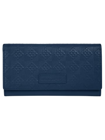 Bruno Banani Geldbörse echt Leder in blau