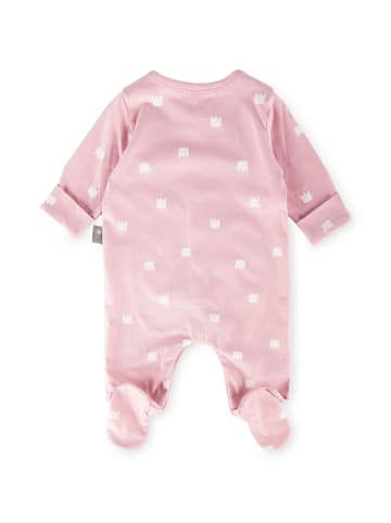 Sigikid Overall mit Füßchen und Klappbündchen an den Ärmeln Classic Baby in rosa