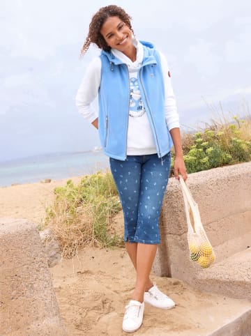 WITT WEIDEN Fleece-Weste in himmelblau