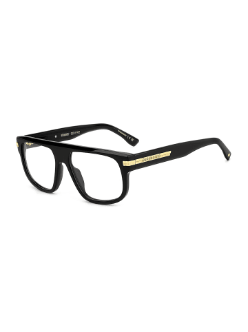 Dsquared2 Männer Optische Fassungen Quadratisch Schwarz