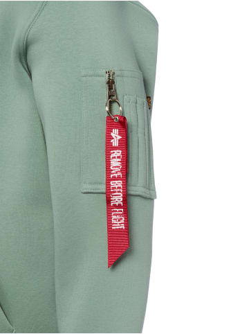 Alpha Industries Kapuzenpullover in lind - 0002