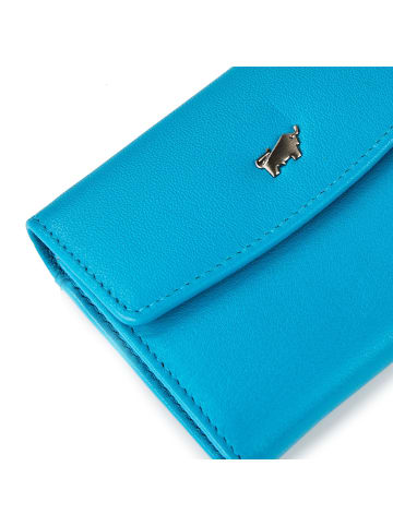 Braun Büffel Joy Geldbörse RFID Schutz Leder 10.5 cm indigo blue