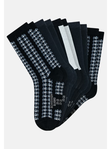 Schiesser Socken Bluebird in Dunkelblau / rosa