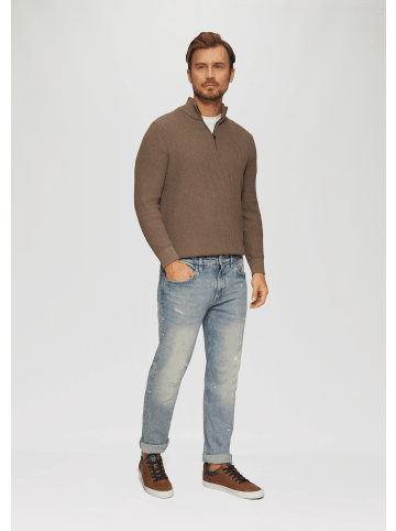 s.Oliver Strickpullover langarm in Braun