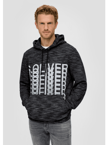 s.Oliver Sweatshirt langarm in Schwarz