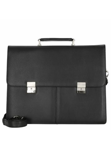 D&N Basic Line PU - Aktentasche 42 cm (schwarz) in schwarz