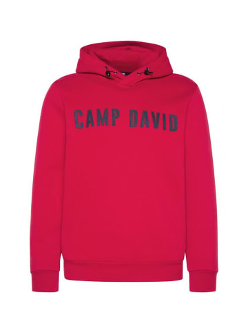 CAMP DAVID  Hoodie 'Back On Stage' in rot