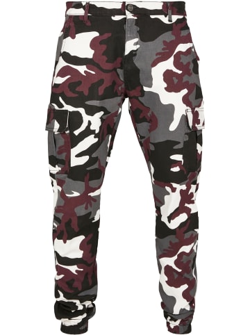 Urban Classics Cargo-Hosen in wine camo