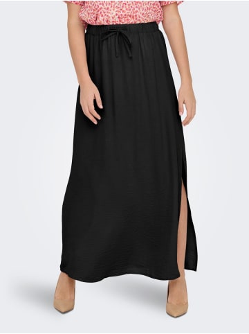 JACQUELINE de YONG Langer Rock Maxi Hohe Taille in Schwarz