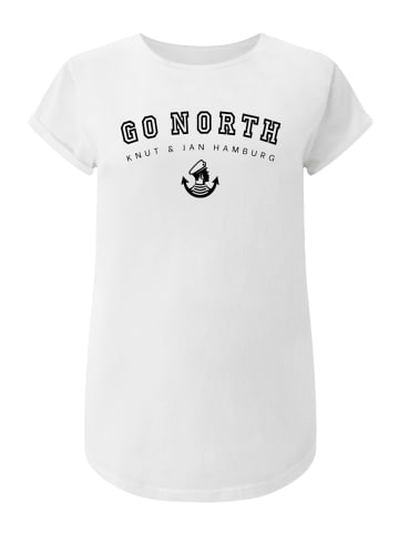 F4NT4STIC T-Shirt Go North in weiß