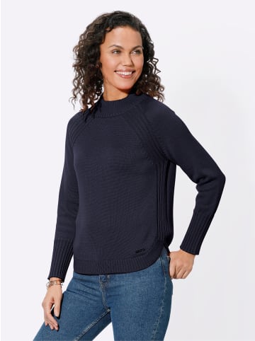 WITT WEIDEN Stehkragenpullover in marine