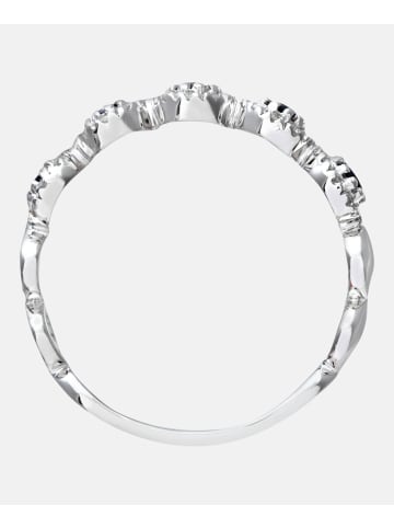 Diamant L'éternel Eternity-Ring aus 375 Weißgold mit Diamant mit Saphir