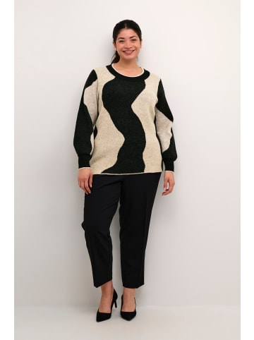 KAFFE curve Strickpullover KCvilma in Abstract Knit Pattern