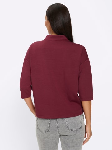 Heine Sweatshirt in dunkelrot