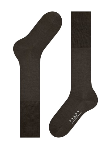 Falke Kniestrümpfe Airport in Brown mel.