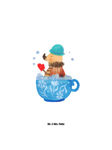 Mr. & Mrs. Panda Wasserflasche Nachtfalter Schaumbad ohne Spruch in Weiß