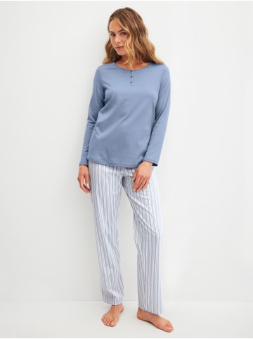 Calida Pyjama in aura blue