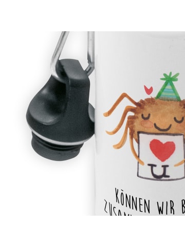 Mr. & Mrs. Panda Wasserflasche Spinne Agathe Brief mit Spruch in Weiß