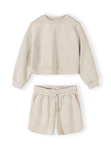 Minoti 2-tlg Langarmshirt & Hose 30SCUBA155 in Beige