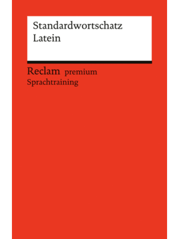 Reclam Verlag Buch - Standardwortschatz Latein