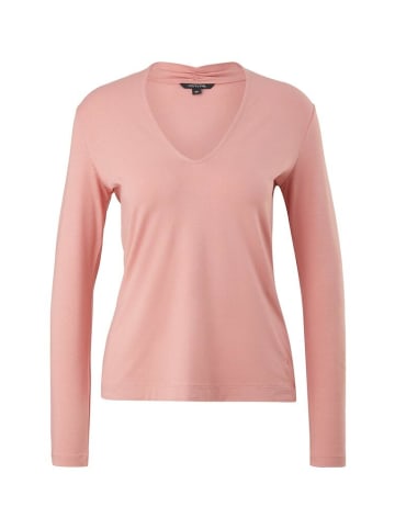 comma Langarmshirt in pink