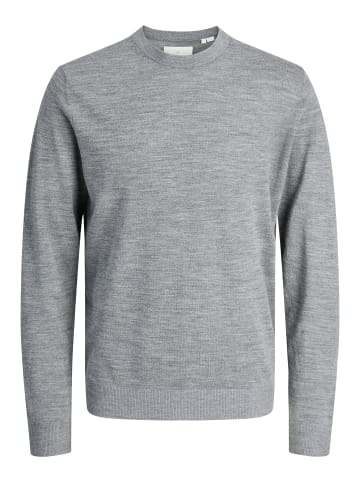 Jack & Jones Strickpullover in Medium Grey Melange