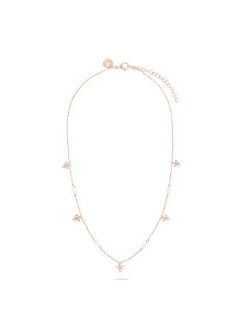 Tamaris Halsschmuck Pearl Flower in roségold