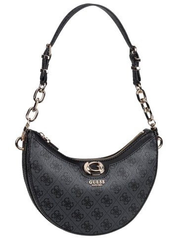 Guess Handtasche Orlina Logo Top Zip in Coal