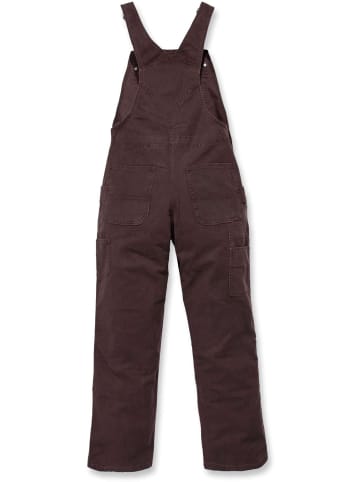 CARHARTT  Latzhose "Crawford Bib 102438" in Braun
