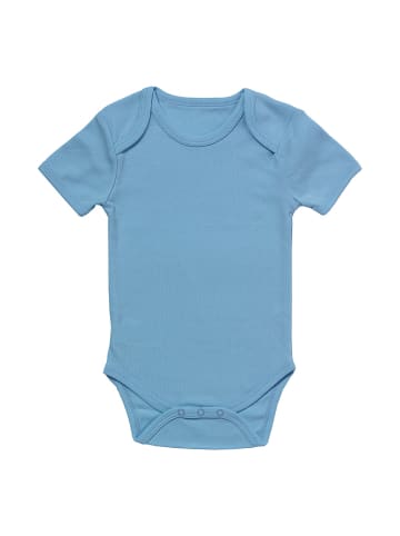 Schlummersack Baby-Bodys kurzarm 5er-Pack in Blau