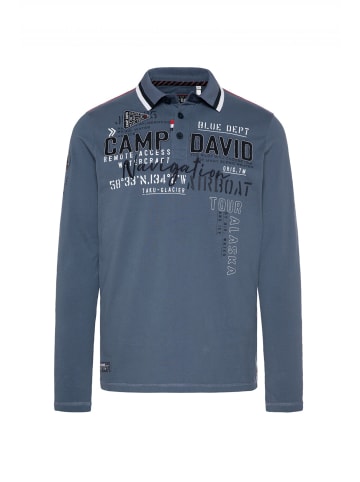 CAMP DAVID  Poloshirt 'Alaska Ice Tour' in blau