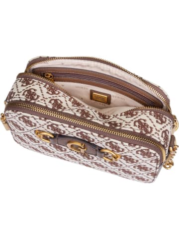 Guess Umhängetasche Izzy Camera Bag in Brown Logo