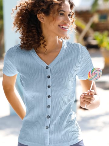 WITT WEIDEN Kurzarmshirt in hellblau