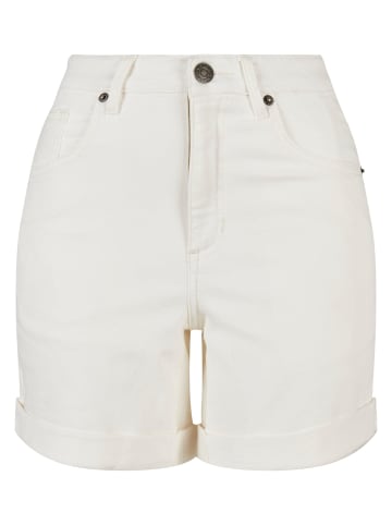 Urban Classics Jeans-Shorts in offwhite raw
